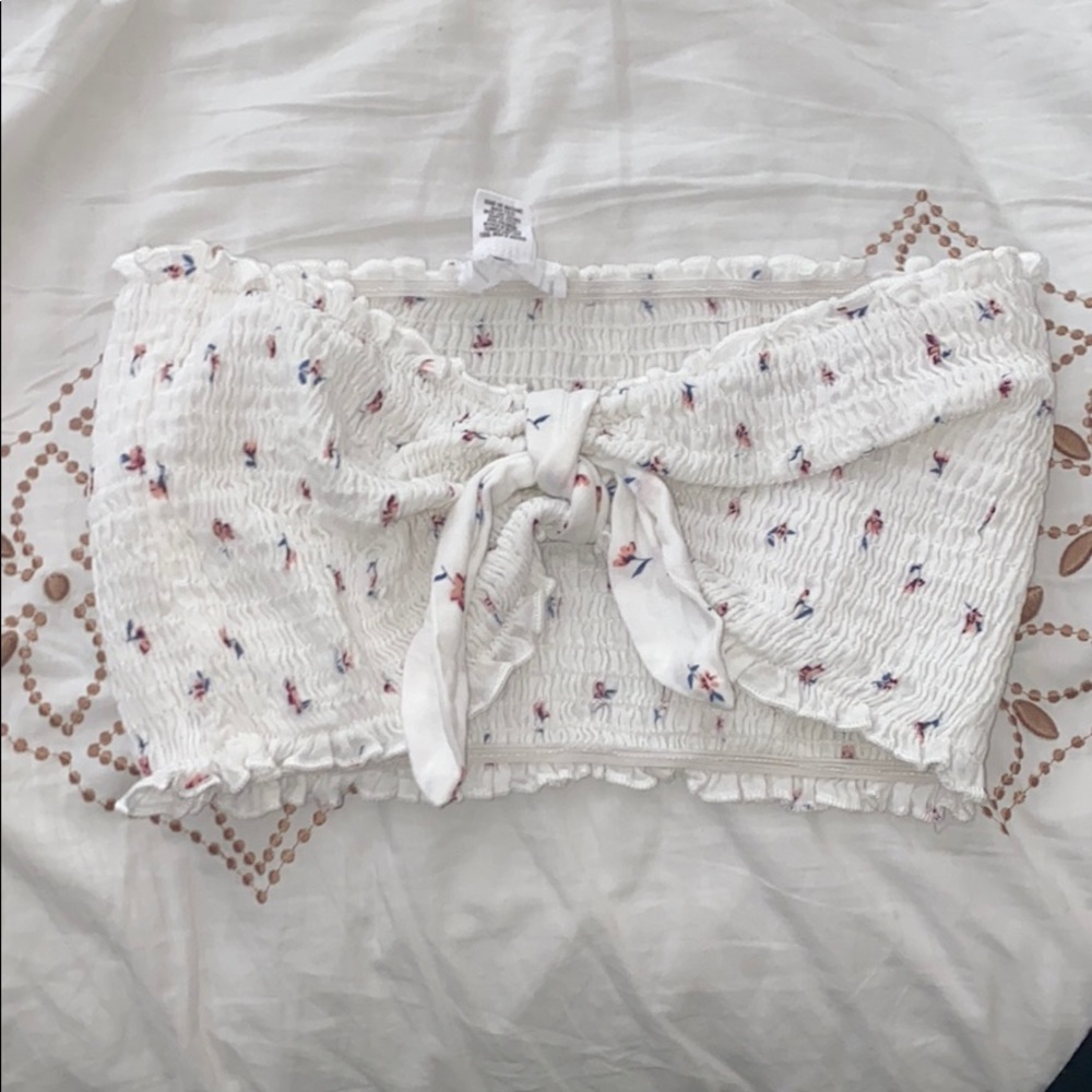 White beautiful bandeau